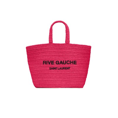 YSL RIVE GAUCHE TOTE IN RAFFIA 688864GAAA15693 (38*35*14.5cm)